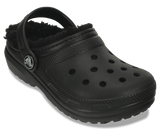 Crocs Toddler Classic Lined Clog - Black/Black Black/Black