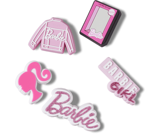 Crocs Barbie Pink 5 Pack Jibbitz Assorted