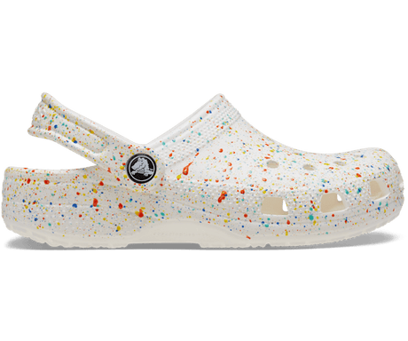 Crocs Kids' Classic Splatter Paint Clog - White/Multi White/Multi