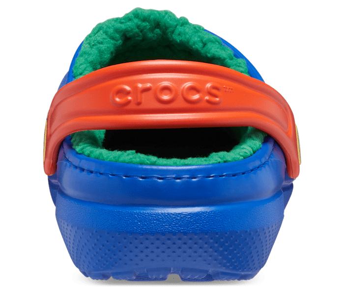 Crocs Toddler Classic Lined Clog - Blue Bolt/Multi Blue Bolt/Multi