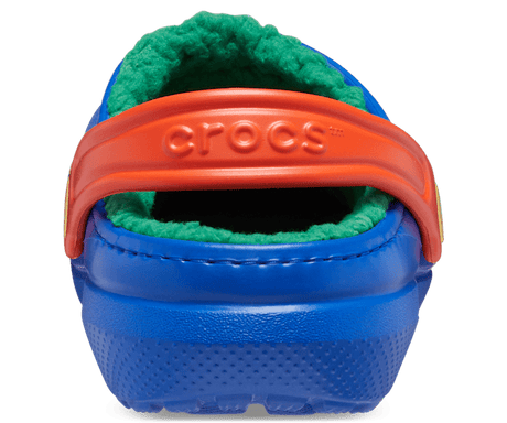 Crocs Toddler Classic Lined Clog - Blue Bolt/Multi Blue Bolt/Multi