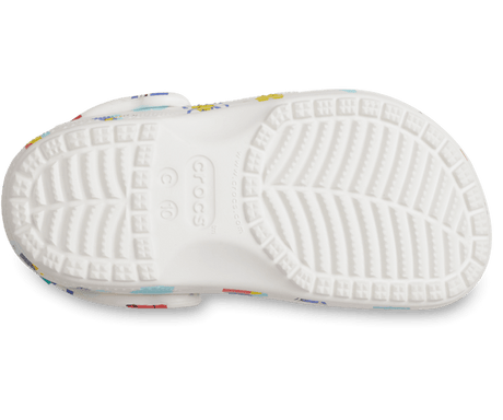 Crocs Toddler Classic Doodle Print Clog - White/Multi White/Multi