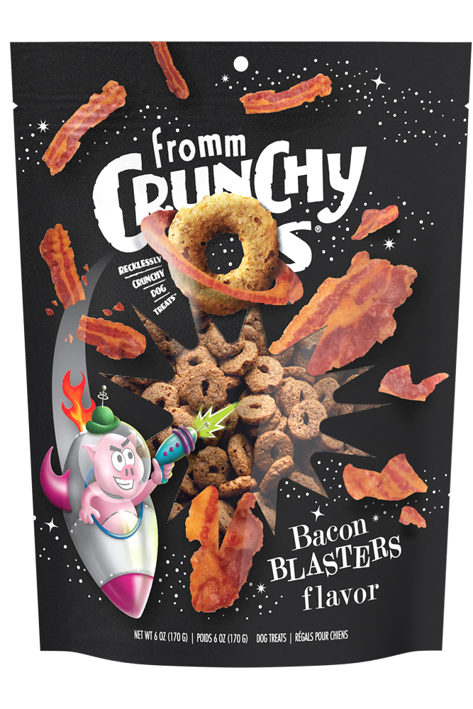 Fromm Family Pet Food Crunchy Os Bacon Blasters Dog Treats - 6 oz. Bacon