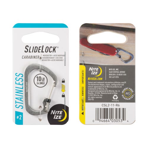 Nite Ize Slidelock Carabiner #2 - Stainless Stainless