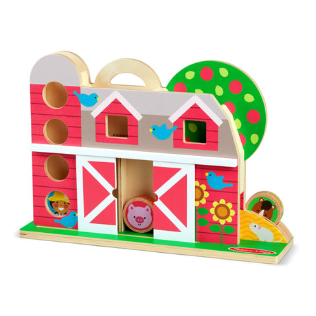 Melissa & Doug Go Tots Barnyard Tumble Wood