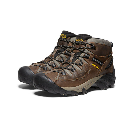 Keen Men's Targhee II Mid Waterproof Hiking Boots Shitake/Brindle