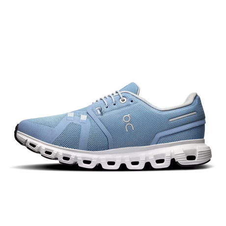 On Cloud Cloud 6 Womens Shoe Chambray/white