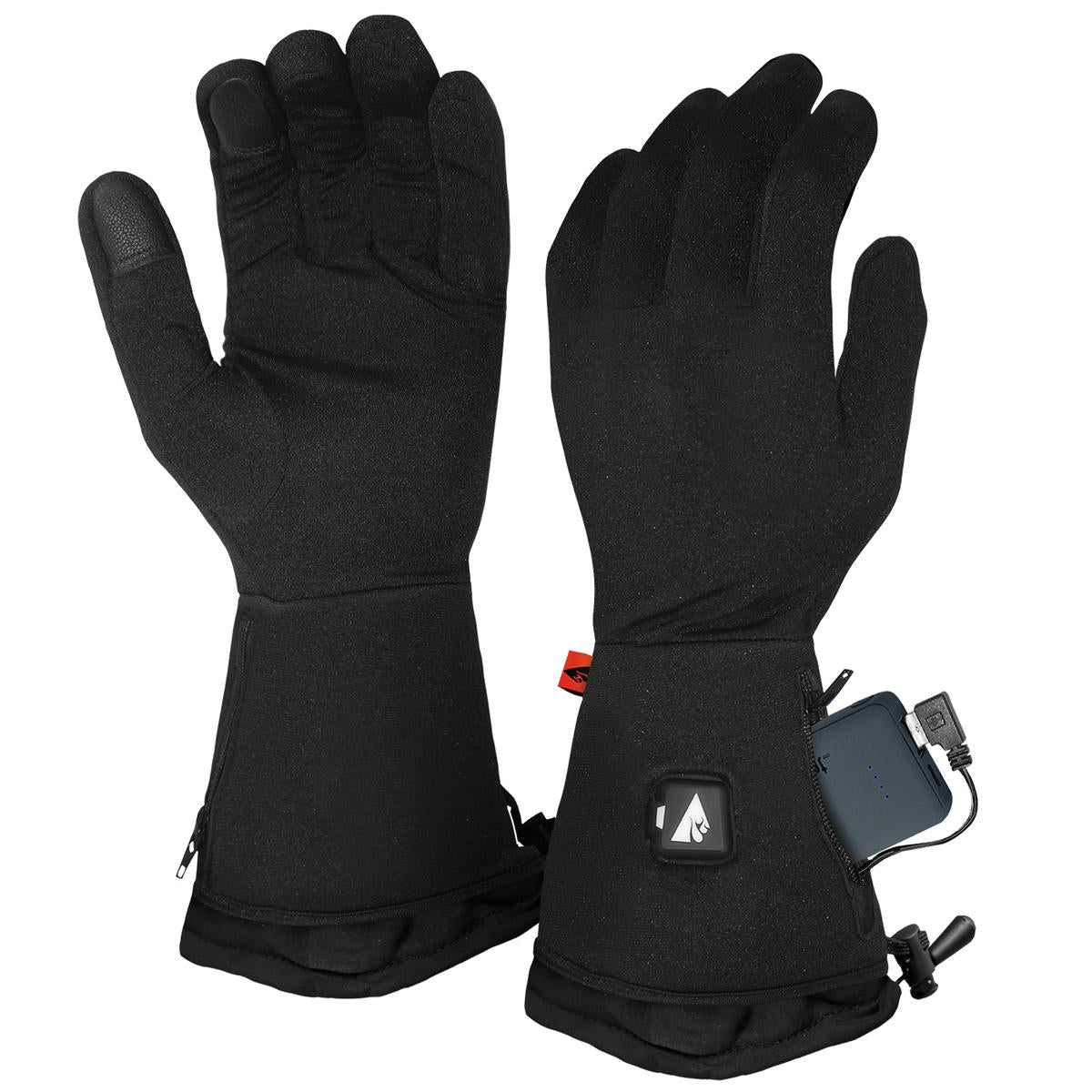 Action Heat Womens 5v Heated Glove Liners Black