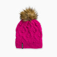 Turtle Fur Piper Pom Beanie - Fuchsia Fuchsia