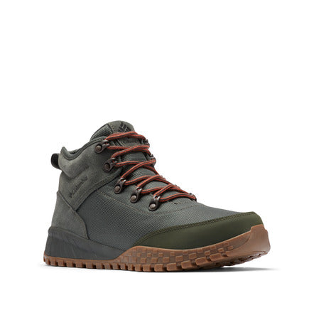 Columbia Men's Fairbanks Mid Boot - Gravel/Dark Moss Gravel/Dark Moss