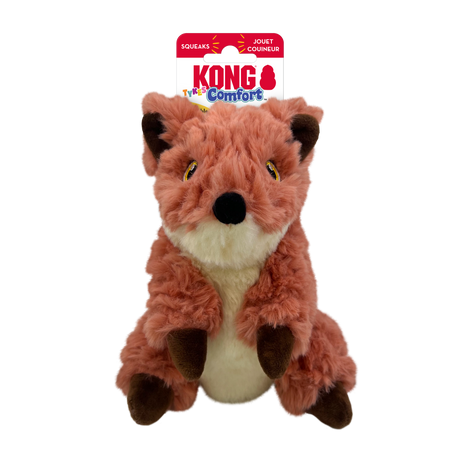 Kong Comfort Tykes Dog Toy - Fox - Small Fox