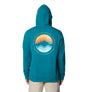 Mens Columbia Trek Graphic Hoodie - River Blue / Circular Linescape River Blue / Circular Linescape