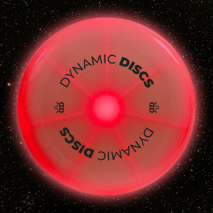 Dynamic Discs Led Night Glider Red Red