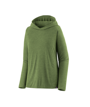 Patagonia Women's Capilene Cool Daily Hoody - Terrain Green/Light Terain Green X-Dye Terrain Green/Light Terrain Green X-Dye