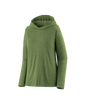 Patagonia Women's Capilene Cool Daily Hoody - Terrain Green/Light Terain Green X-Dye Terrain Green/Light Terrain Green X-Dye