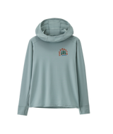 Patagonia Kids' Capilene Silkweight Hoody - Snack Country: Thermal Blue Snack Country: Thermal Blue