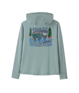 Patagonia Kids' Capilene Silkweight Hoody - Snack Country: Thermal Blue Snack Country: Thermal Blue