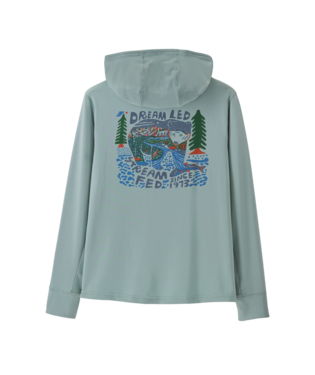 Patagonia Kids' Capilene Silkweight Hoody - Snack Country: Thermal Blue Snack Country: Thermal Blue