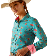 Ariat Kirby Stretch Shirt Esmerelda Print /  / Regular