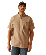 Ariat Rebar Made Tough 360 AirFlow Work Shirt Rebar Khaki /  / Regular