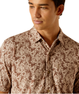 Ariat Modern Fit Button Down Shirt Dessert Mocha /  / Regular