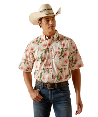 Ariat Theodore Classic Fit Shirt Apricot Blush /  / Regular