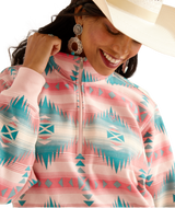 Ariat Ranger 1/2 Zip Sweatshirt Tiffany Print /  / Regular