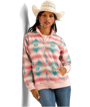 Ariat Ranger 1/2 Zip Sweatshirt Tiffany Print /  / Regular