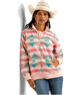 Ariat Ranger 1/2 Zip Sweatshirt Tiffany Print /  / Regular