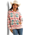 Ariat Ranger 1/2 Zip Sweatshirt Tiffany Print /  / Regular