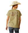 Ariat Desert Scene T-Shirt Oil Green /  / Regular