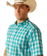 Ariat Pro Series Jace Classic Fit Shirt Turquoise /  / Regular