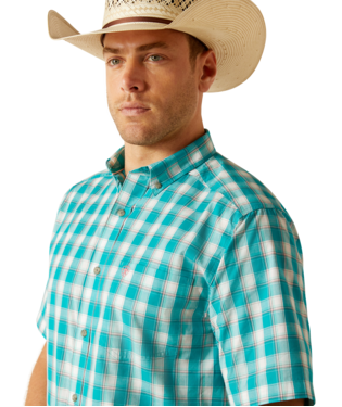 Ariat Pro Series Jace Classic Fit Shirt Turquoise /  / Regular