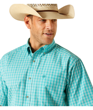 Ariat Pro Series Jensen Classic Fit Shirt Turquoise /  / Regular
