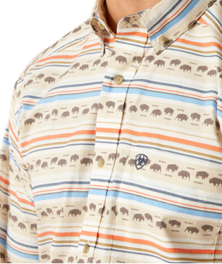 Ariat Reed Classic Fit Shirt Khaki /  / Regular