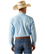 Ariat Solid Slub Classic Fit Shirt Coast Azure Blue /  / Regular