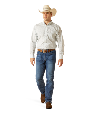 Ariat Wrinkle Free Irving Classic Fit Shirt White /  / Regular