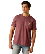 Ariat Serape Fill T-Shirt Burgundy Heather /  / Regular