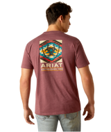 Ariat Serape Fill T-Shirt Burgundy Heather /  / Regular