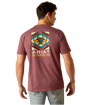 Ariat Serape Fill T-Shirt Burgundy Heather /  / Regular