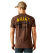 Ariat Bison Sketch Shield T-Shirt Brown Heather /  / Regular