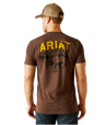 Ariat Bison Sketch Shield T-Shirt Brown Heather /  / Regular