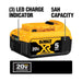 Dewalt 20V MAX 125 MPH 450 CFM Brushless Cordless Battery Powered Blower Kit - 5 Ah Battery & Charger
