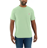 Carhartt Men's Force Relaxed Fit Mid Weight Short-Sleeve Pocket T-Shirt Aventurine / REG