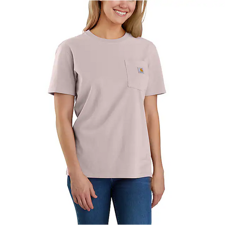 Carhartt Women's Loose Fit Heavyweight Short-Sleeve Pocket T-Shirt Mink