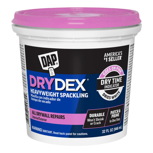 Dap Inc. DryDex Dry Time Indicator Spackling - 32 oz. / Pink / White