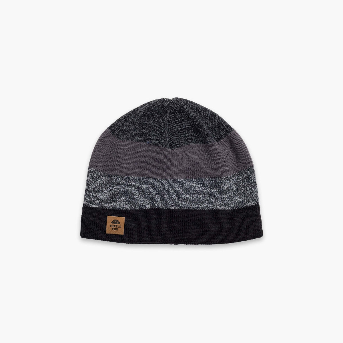 Turtle Fur Ocean Ragg Wool BTV Beanie - Black Heather Black Heather