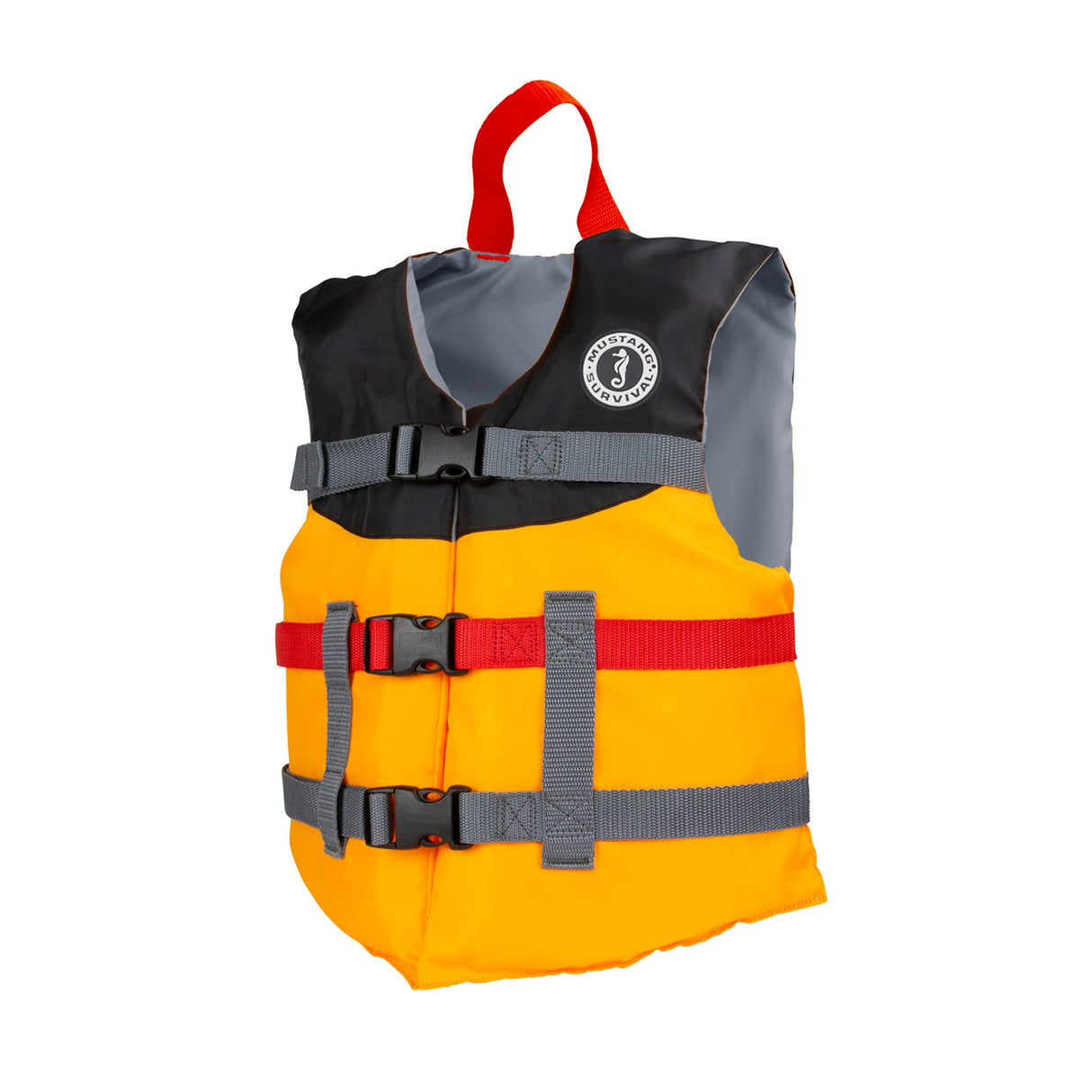 Mti Youth Livery Foam Vest - Mango/black Mango/black