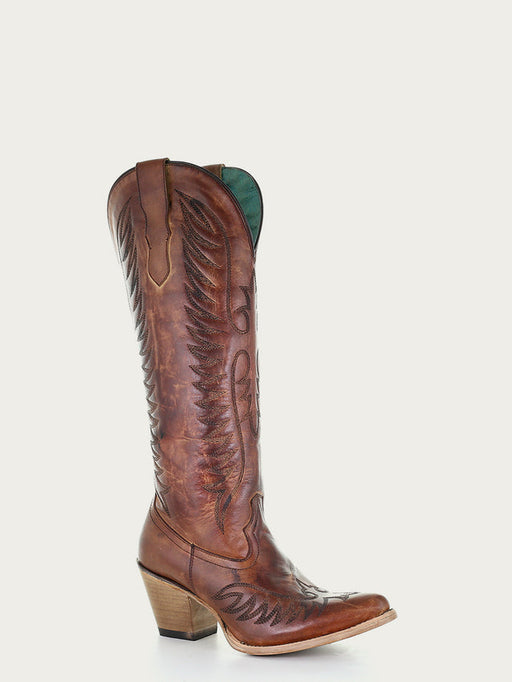 Corral Boots Cognac Embroidery Boot Tan
