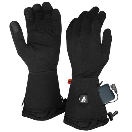 Action Heat Mens 5v Heated Glove Liners Black